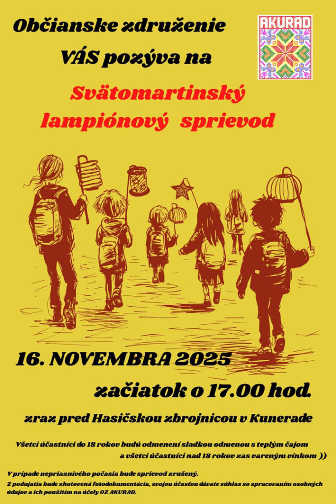 Svätomartinský sprievod v Kunerade