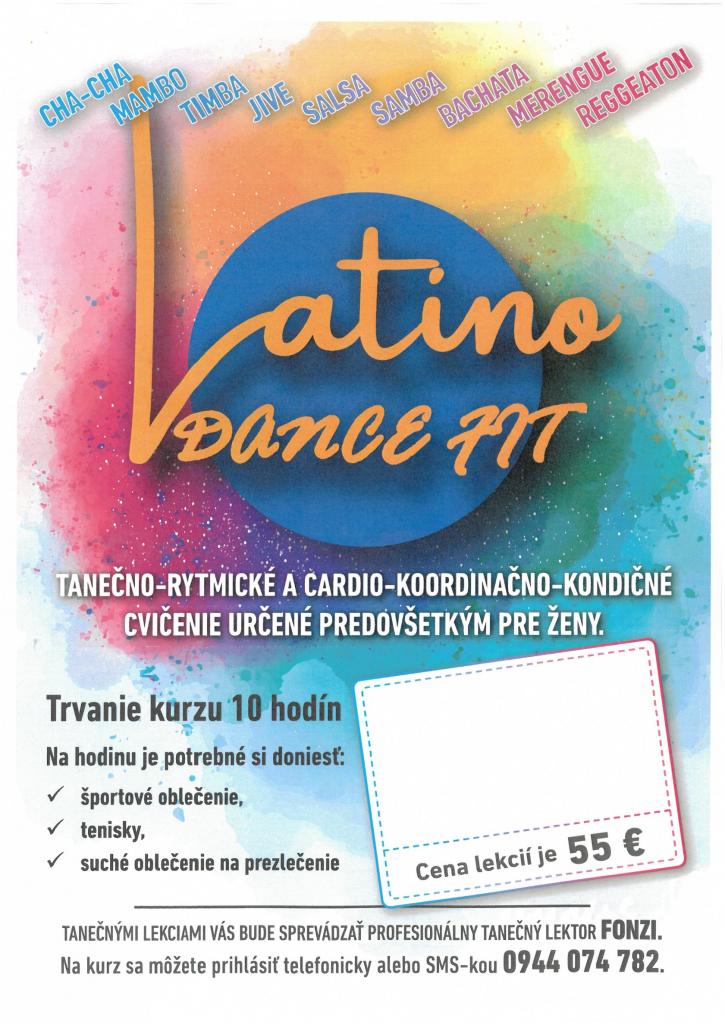 Plagát LatinoDanceFic KD Rajec