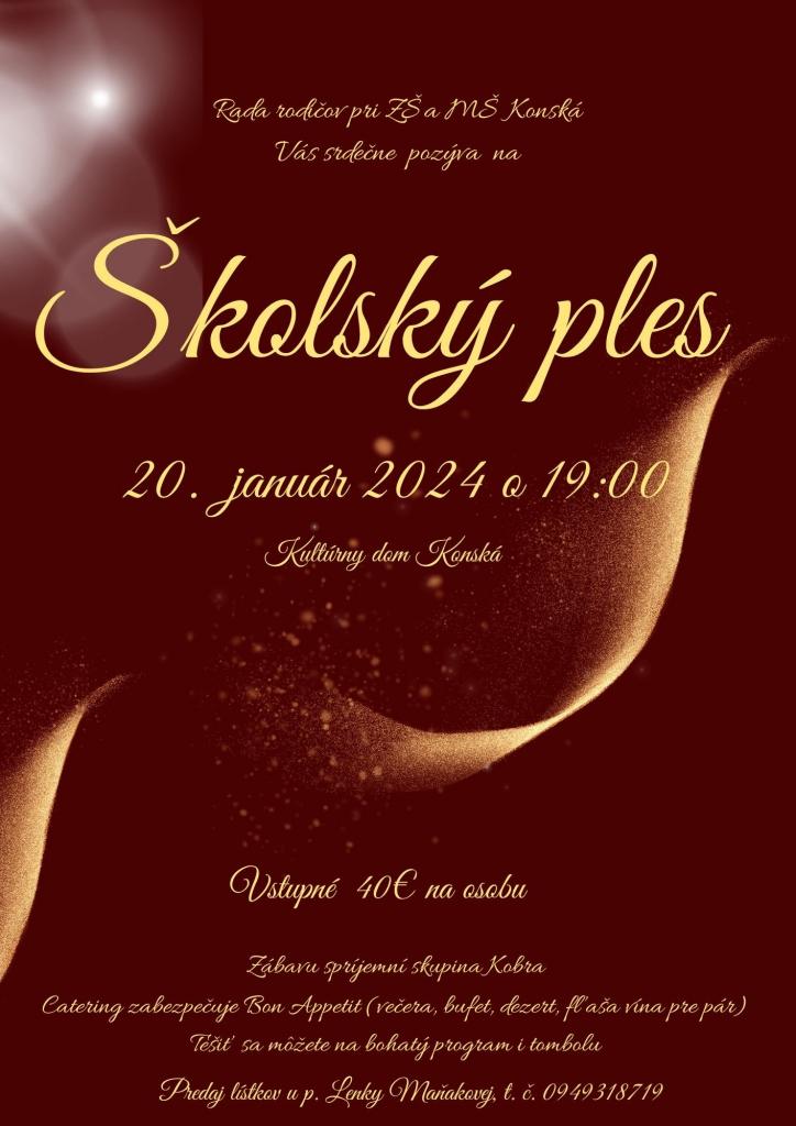 Školský ples 2024