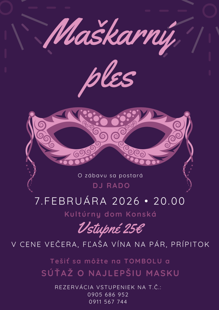 Maškarný ples pre dospelých