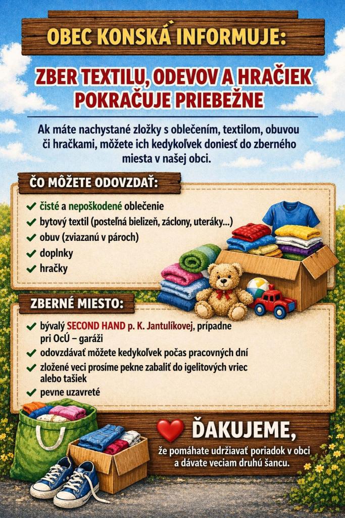 Zmena zberu textilu