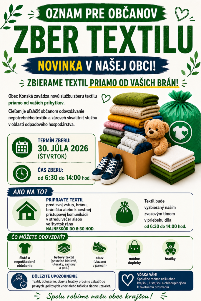 Zber textilu