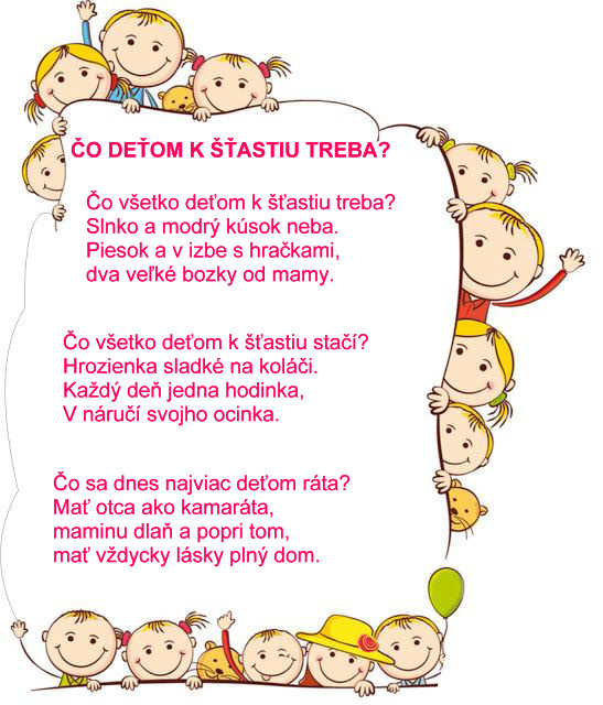 Čo deťom k šťastiu treba?