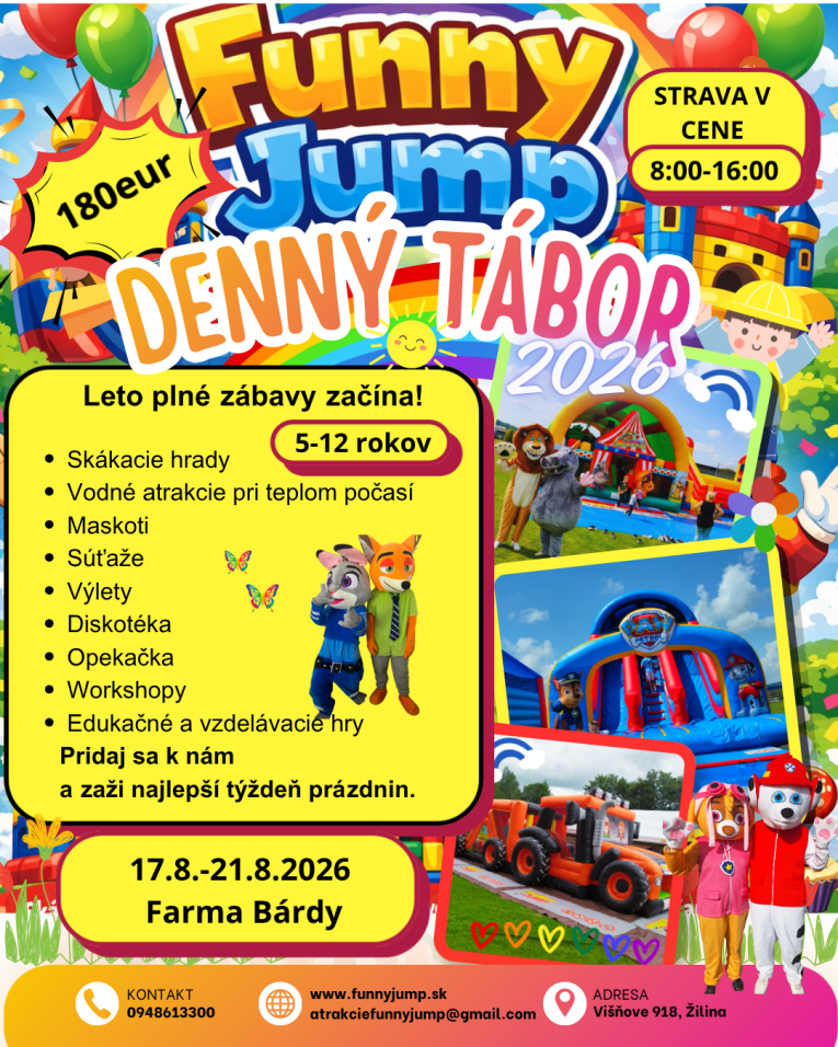Funny Jump denný tábor 2026