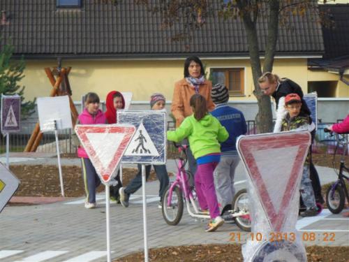 Detské dopravné ihrisko-realizácia r. 2013
