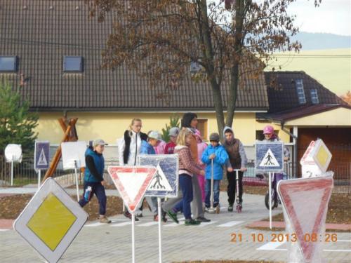 Detské dopravné ihrisko-realizácia r. 2013