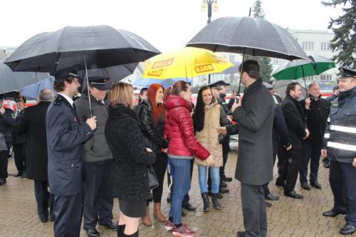 Slávnostné odovzdanie protipovodňového vozíka -29.2.2016