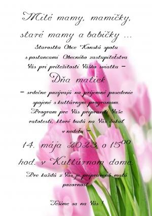 Deň matiek 14.05.2023