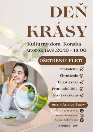 Deň krásy 19.09.2023