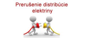 Prerušenie distribúcie EE