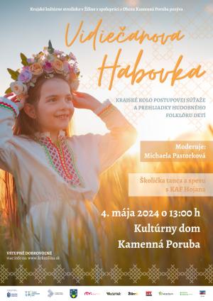 Krajské kolo hudobného folklóru detí v KD Kam. Poruba