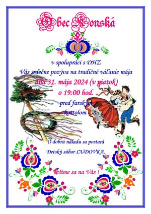 VÁĽANIE MÁJA 2024