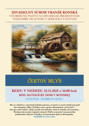 Divadelné predstavenie Čertov mlyn 