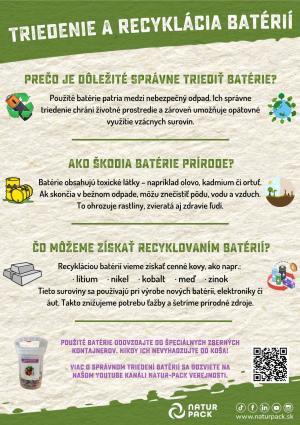Triedenie a recyklácia batérií