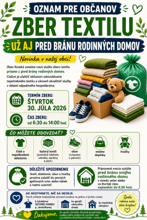Zber textilu