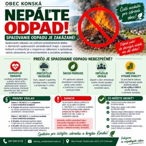 Nepáľte odpad!